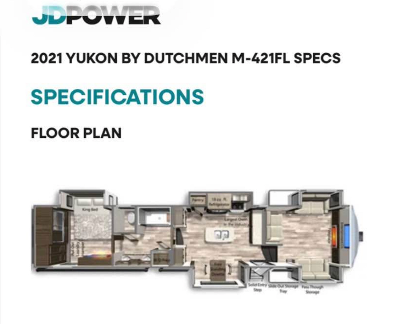 2021 Yukon Dutchmen 421FL Fifth Wheel thumbnail 17