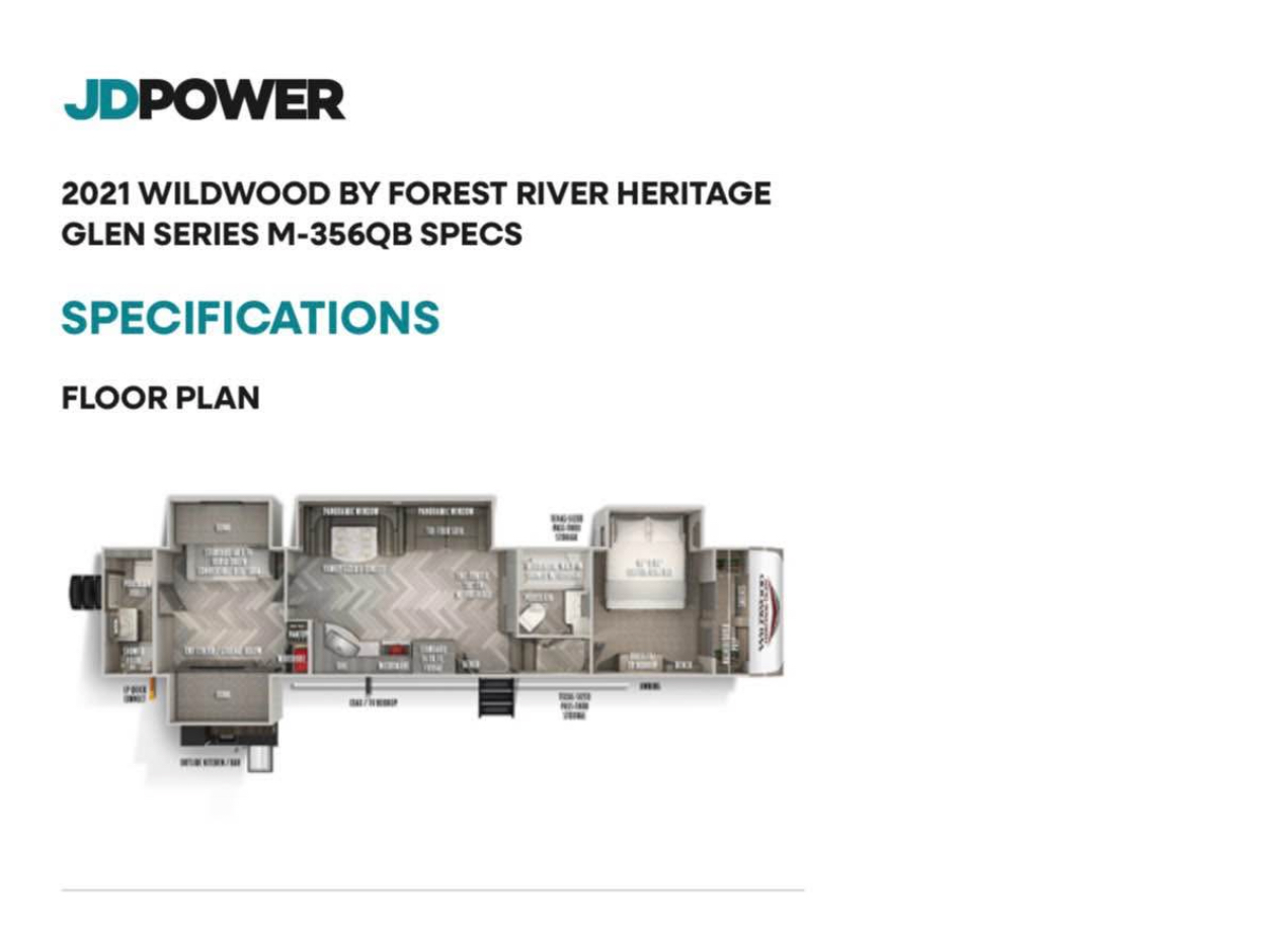 2021 Wildwood Heritage Glen 356QB Fifth Wheel thumbnail 19
